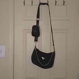 Black Prada Re-Edition 2005 Re-Nylon Bag